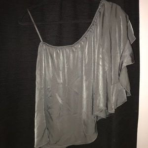 One shoulder top, tags still attached